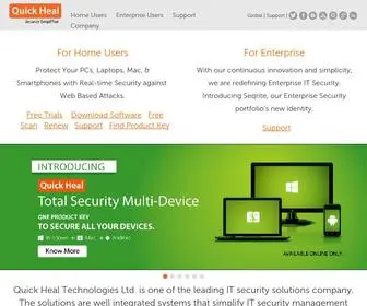 Quickheal.com(Quick Heal) Screenshot