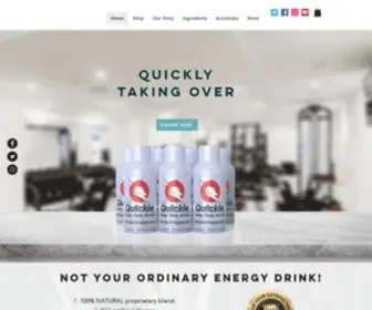 Quickienaturalenergy.com(Natural Energy Drink) Screenshot