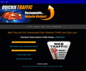 Quickietraffic.com(Quickie Traffic) Screenshot