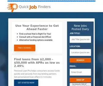 Quickjobfinders.com(Quickjobfinders) Screenshot