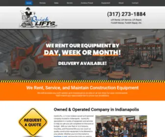 Quickliftsllc.com(Lift Rentals Indianapolis Indiana) Screenshot