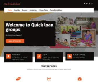 Quickloangroups.com(Quick loan Group) Screenshot