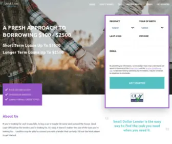 Quickloanofficial.com(Quick Loan Official) Screenshot