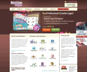 Quicklogodesigner.com(Create Company Logos with Best Logo Maker) Screenshot