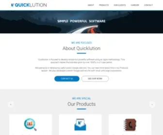 Quicklution.com(Quicklution) Screenshot
