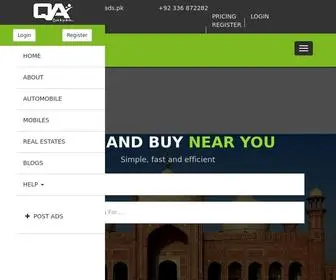 Quicklyads.pk(E-commerce in Pakistan) Screenshot