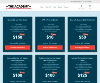 Quicklycertify.com(BLS, ACLS, PALS, and NRP) Screenshot