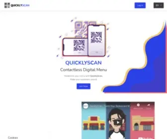 Quicklyscan.com(QR Code Online Ordering Restaurant Contactless Menu) Screenshot