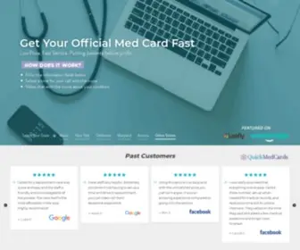 Quickmedcards.com(Quick Med Cards) Screenshot