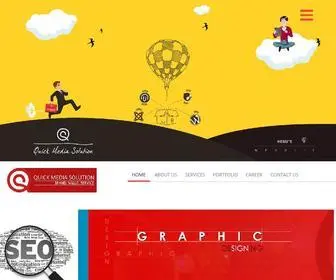 Quickmediasolution.com(หน้าแรก) Screenshot
