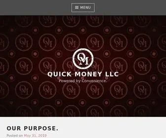 Quickmoneyllc.com(Quick Money LLC) Screenshot