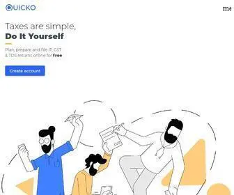 Quicko.com(Income Tax) Screenshot