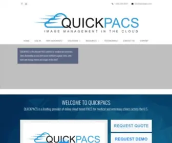 Quickpacs.com(QUICKPACS) Screenshot