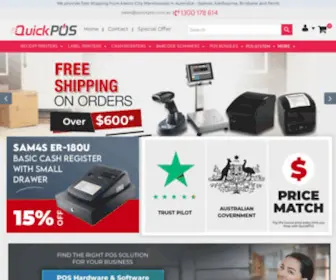 Quickpos.com.au((Point-of-Sale) POS Hardware) Screenshot