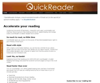 Quickreader.net(QuickReader 3.0) Screenshot