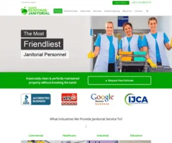 Quickresponsejanitorial.com(Professional Janitorial Service Company in Houston TX) Screenshot