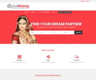 Quickrishta.com(Free Matrimonial) Screenshot