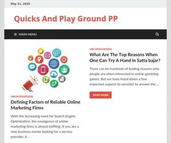 Quicksandplaygroundpp.com(Quicks And Play Ground PP) Screenshot