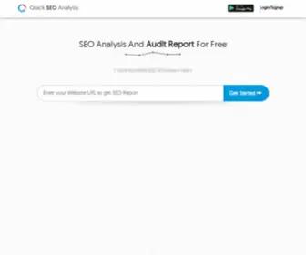 Quickseoanalysis.com(IIS Windows Server) Screenshot