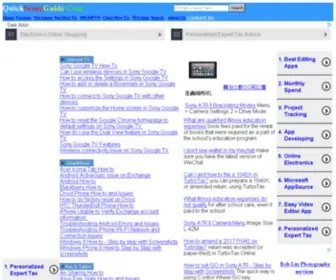 Quicksetupguide.com(Tablet and Smartphone Quick Setup Guide) Screenshot