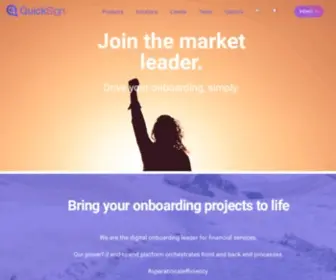Quicksign.com(Signature électronique) Screenshot
