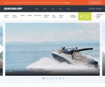 Quicksilver-Boats.com Screenshot
