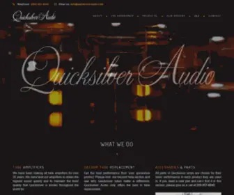 Quicksilveraudio.com(Affordable Excellence) Screenshot