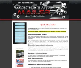 Quicksilvermailer.com(Quick Silver Mailer) Screenshot