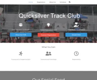 Quicksilvertrackclub.com(Quicksilver Track Club) Screenshot