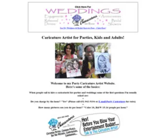 Quicksketch.com(Party Caricature Artist for Parties Long Island NYC Caricatures) Screenshot