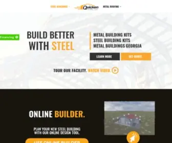 Quicksteelbuildings.com(QuickSteel Buildings) Screenshot