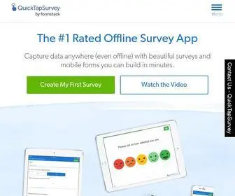 Quicktapsurvey.com(Survey App to Capture Data Offline Using Mobile Devices) Screenshot