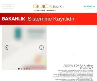 Quicktestkit.com(COVID) Screenshot