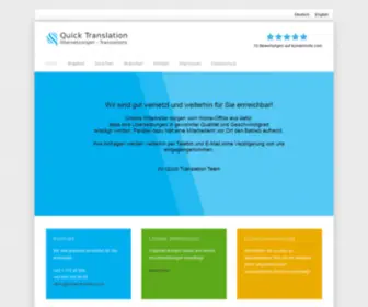 Quicktranslation.com(Übersetzungsbüro) Screenshot