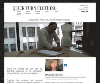 Quickturnclothing.com(Quick Turn Clothing) Screenshot