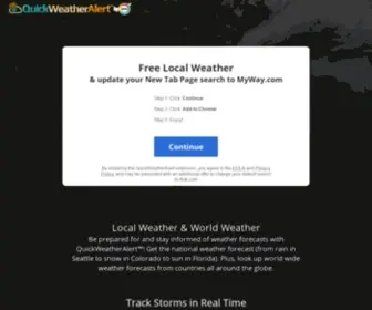 Quickweatheralert.com(QuickWeatherAlert) Screenshot