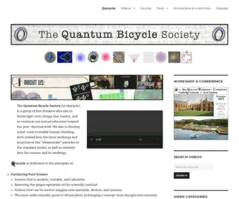 Quicycle.com(Subquantum mechanics) Screenshot