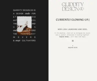 Quidditydesign.co(Quiddity Design Co) Screenshot