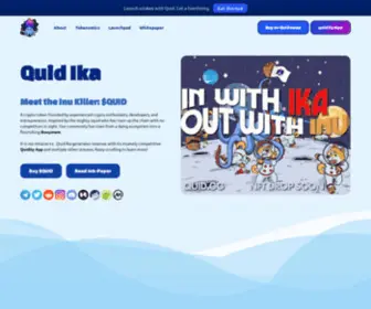 Quidika.com(Quid, the First Ika Token) Screenshot