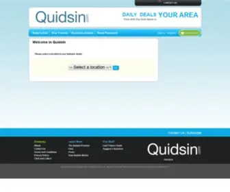 Quidsin.com(Daily Deals in Jersey) Screenshot