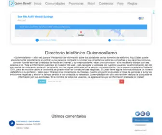 Quiennosllamo.com(Proyecto Quiennosllamo) Screenshot