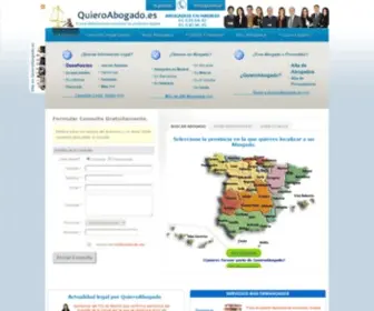 Quieroabogado.es(Abogados ★★★★★ Más de 200 Abogados dispuestos a darte un orientación inicial gratuita) Screenshot