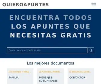 Quieroapuntes.com(Apuntes) Screenshot