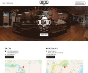 Quierocafemaine.com(Quiero Cafe) Screenshot