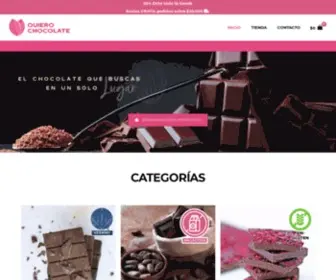 Quierochocolate.cl(Quiero Chocolate) Screenshot