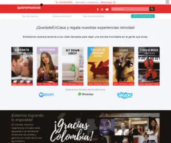 Quieromusicos.com(MÚSICOS EN BOGOTÁ) Screenshot