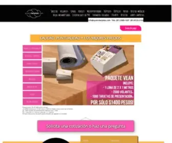 Quierotarjetas.com(Imprenta en Monterrey) Screenshot