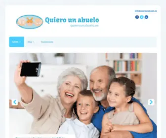 Quierounabuelo.es(Buscamos nuevos abuelos o abuelas para tus hijos) Screenshot