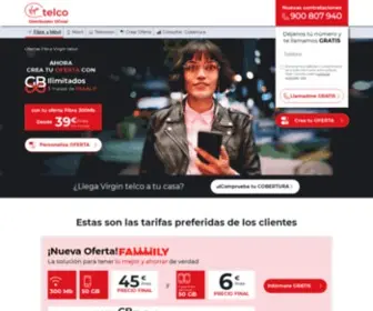 Quierovirgintelco.com(Ven a Virgin telco y elige tu oferta personalizada sin permanencia) Screenshot