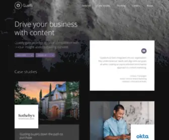Quiet.ly(Drive your business with content) Screenshot